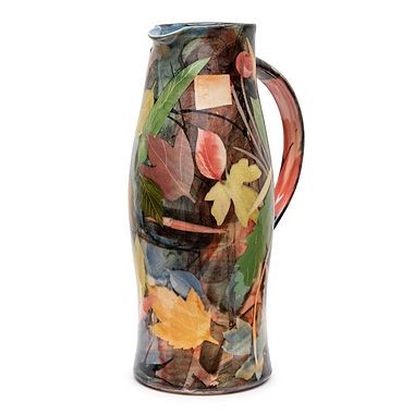 Tall Curved Jug and Stalks by Sophie MacCarthy