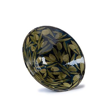 Deep Bowl, Olives and Leaves by Sophie MacCarthy