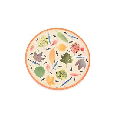Plate Coloured Leaves by Sophie MacCarthy