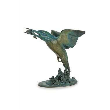Kingfisher with Fish by Patricia Northcroft