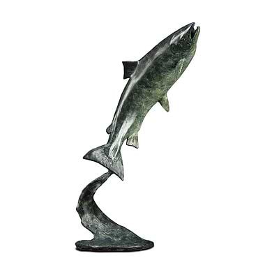 Leaping Salmon By Ian Greensitt