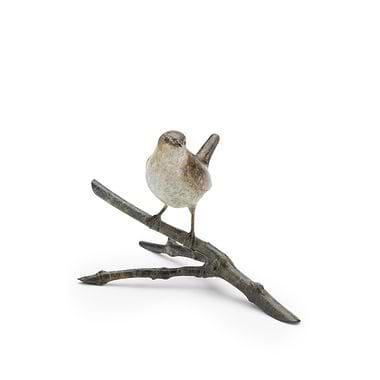 Wren on a 4 -Point Twig by Eddie Hallam