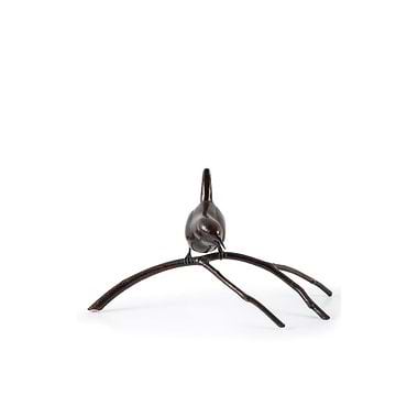 Singing Wren on Twig by Eddie Hallam