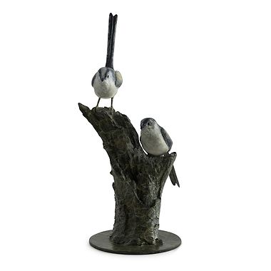 Long Tailed Tits By Eddie Hallam