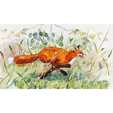 Running Fox by Mary Ann Rogers