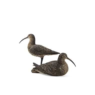 Curlew Pair (Sitting and Standing) by Karen Fawcett