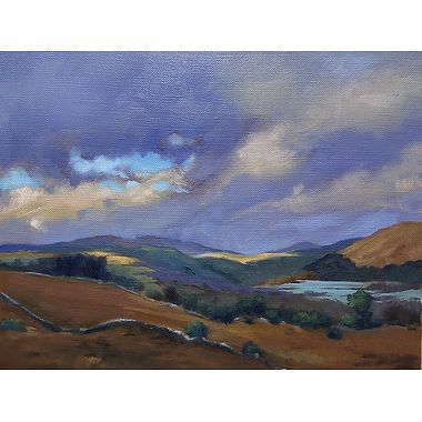 The Fleet Valley - Winter Storm Clouds by Elizabeth Gilbey