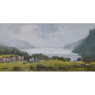 Loch Maree in Cloud by Elizabeth Gilbey
