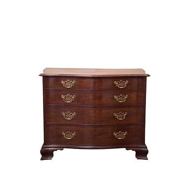 Mahogany Serpentine Commode, Mid 18th Century