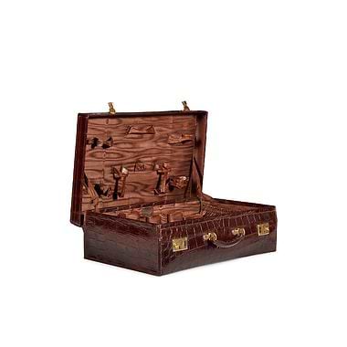 Crocodile Suitcase, Early 20th Century
