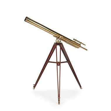 4-Inch Brass Telescope on Stand, Late 19th Century