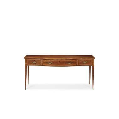 Mahogany and Inlay Serving Table, Late 18th Century