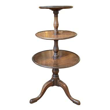 George III Three Tier Mahogany Dumb Waiter
