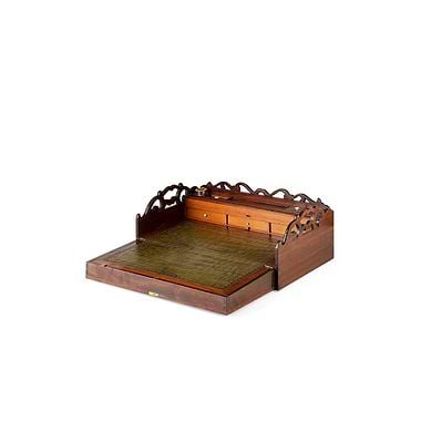 Italian Rosewood and Parquetry Writing Slope, 19th Century