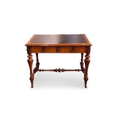 William IV Oak Writing Table, In The Manner of Richard Hicks Bridgens, 19th Century