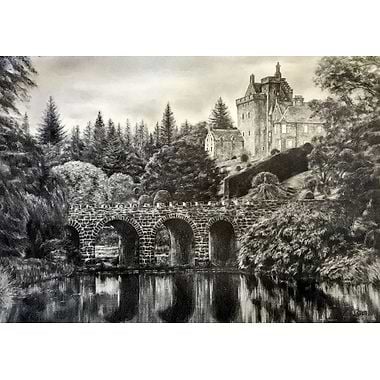 Drummond Castle and Gardens by Julia Griffin