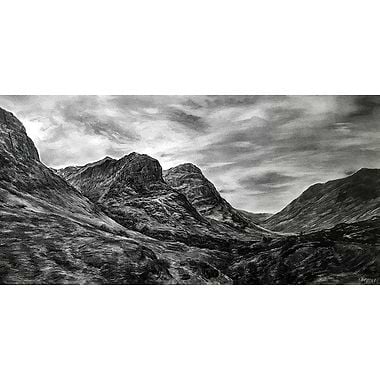 The 3 Sisters (Bidean nam Bian), Glencoe by Julia Griffin
