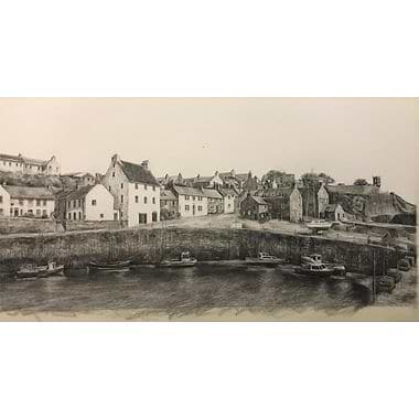 Crail Harbour, East Neuk of Fife by Julia Griffin