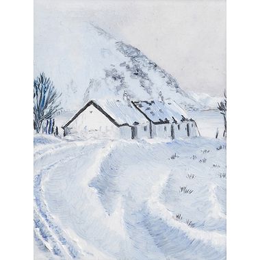 Black Rock Cottage, Glencoe by Gill Williams
