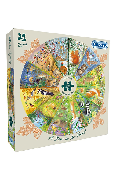 National Trust 500 Piece Round Jigsaw Puzzle