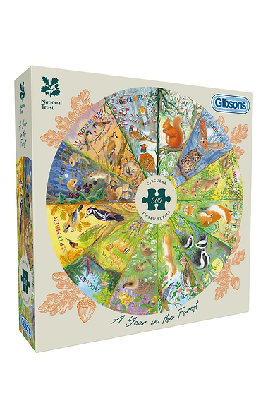 National Trust 500 Piece Round Jigsaw Puzzle