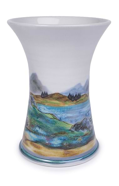 Highland Stoneware Small Cylinder Vase
