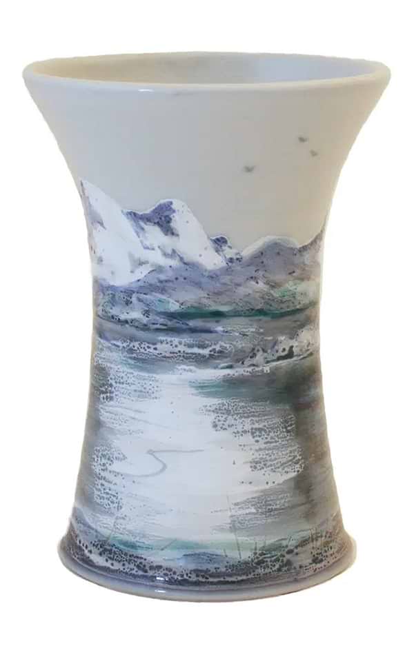 Highland Stoneware Small Cylinder Vase