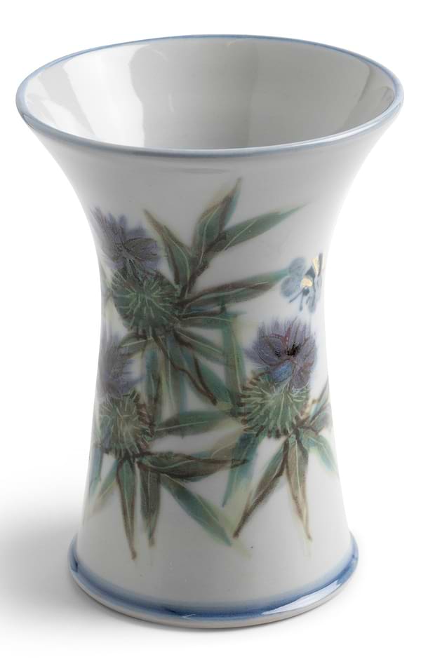 Highland Stoneware Small Cylinder Vase