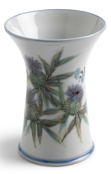 Highland Stoneware Small Cylinder Vase