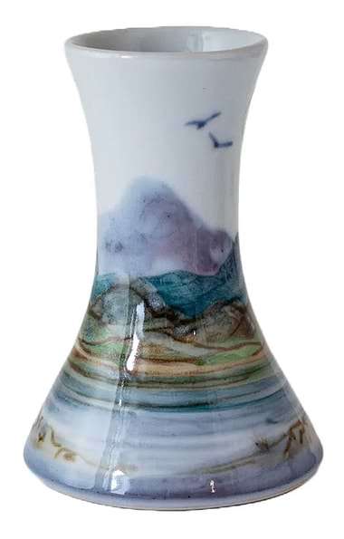 Highland Stoneware Bud Vase