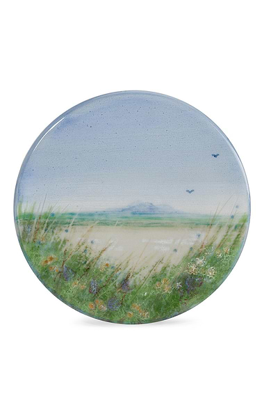Highland Stoneware Small Round Celadon Stand