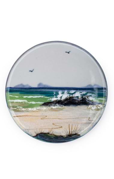 Highland Stoneware Small Round Celadon Stand
