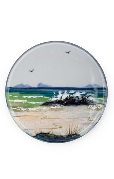 Highland Stoneware Small Round Celadon Stand