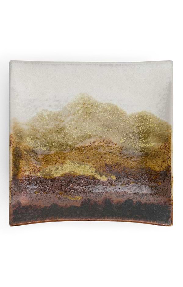 Highland Stoneware 17cm Square Dish