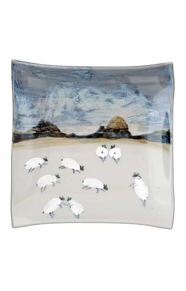 Highland Stoneware 17cm Square Dish