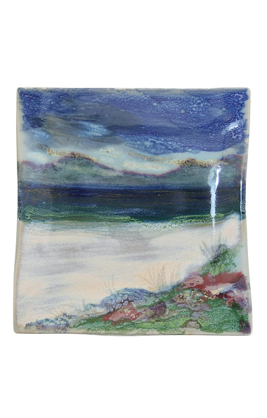 Highland Stoneware 17cm Square Dish