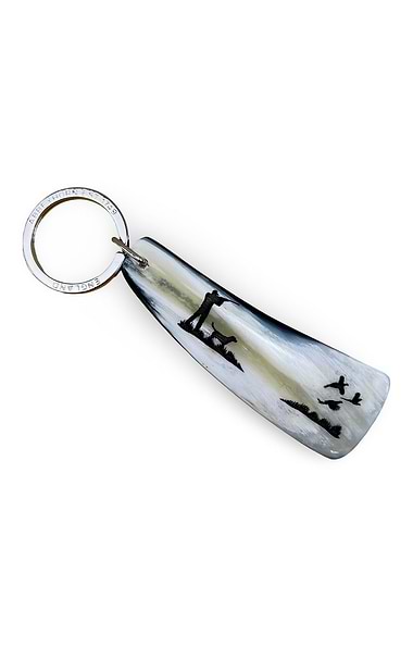 Ox Horn Keyring