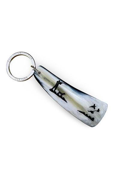 Ox Horn Keyring
