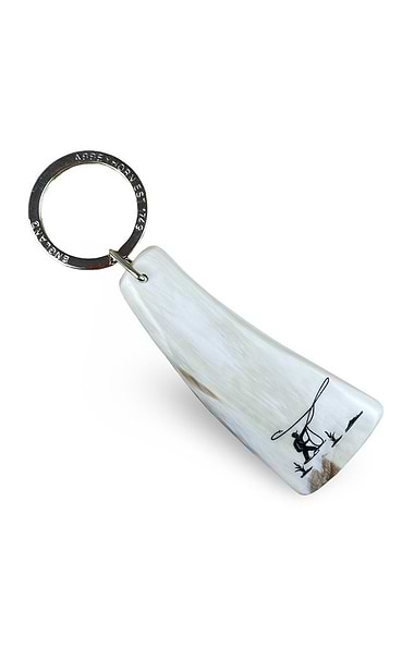 Ox Horn Keyring