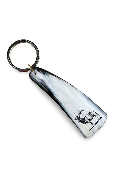 Ox Horn Keyring
