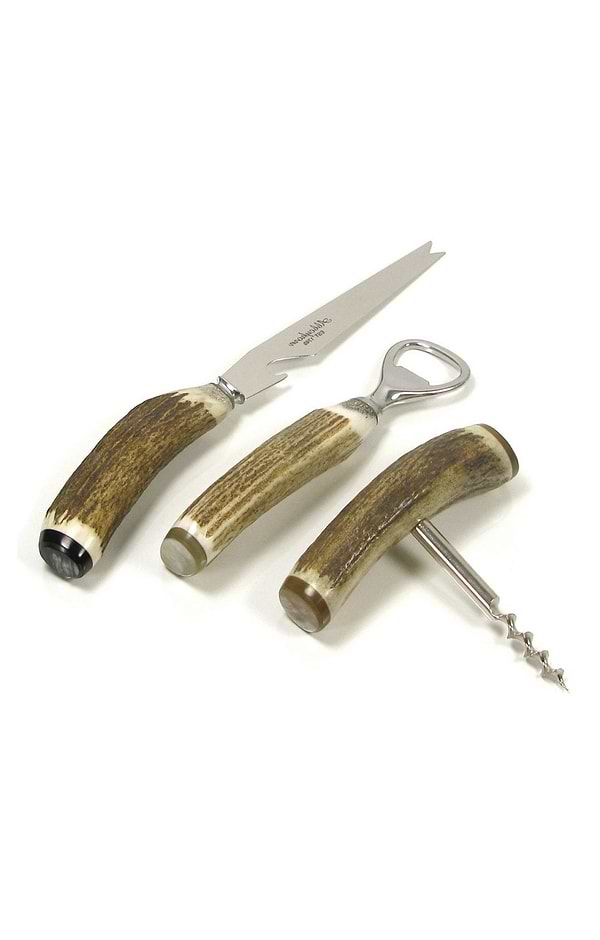 Stag Antler Bar Set