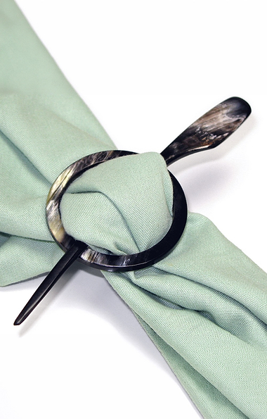 Ladies Abbeyhorn Scarf Clip