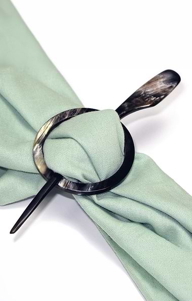 Ladies Abbeyhorn Scarf Clip