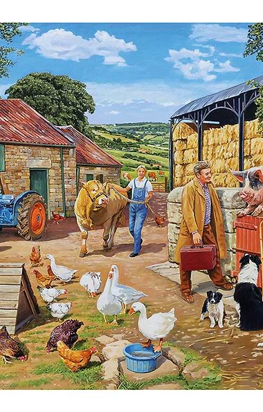4 x 500 Piece Jigsaw Puzzle Set
