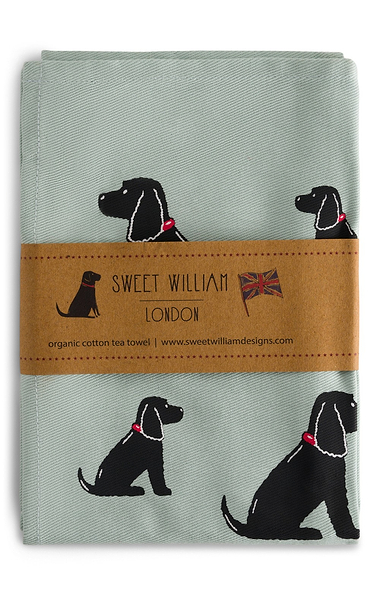 Organic Cotton Dog Tea Towel