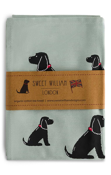 Organic Cotton Dog Tea Towel