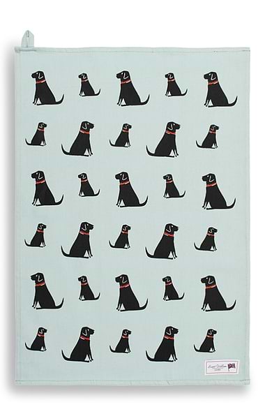 Organic Cotton Dog Tea Towel