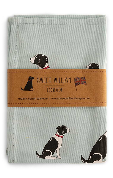Organic Cotton Dog Tea Towel