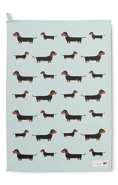 Organic Cotton Dog Tea Towel