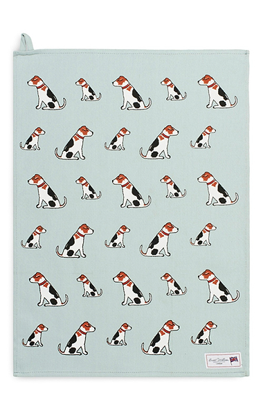 Organic Cotton Dog Tea Towel